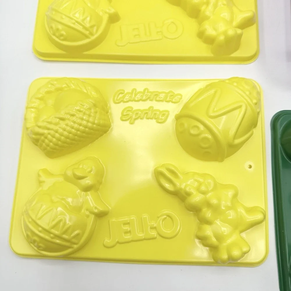 Jello Jiggler Molds Spring Easter Eggs Football Christmas Jell-O